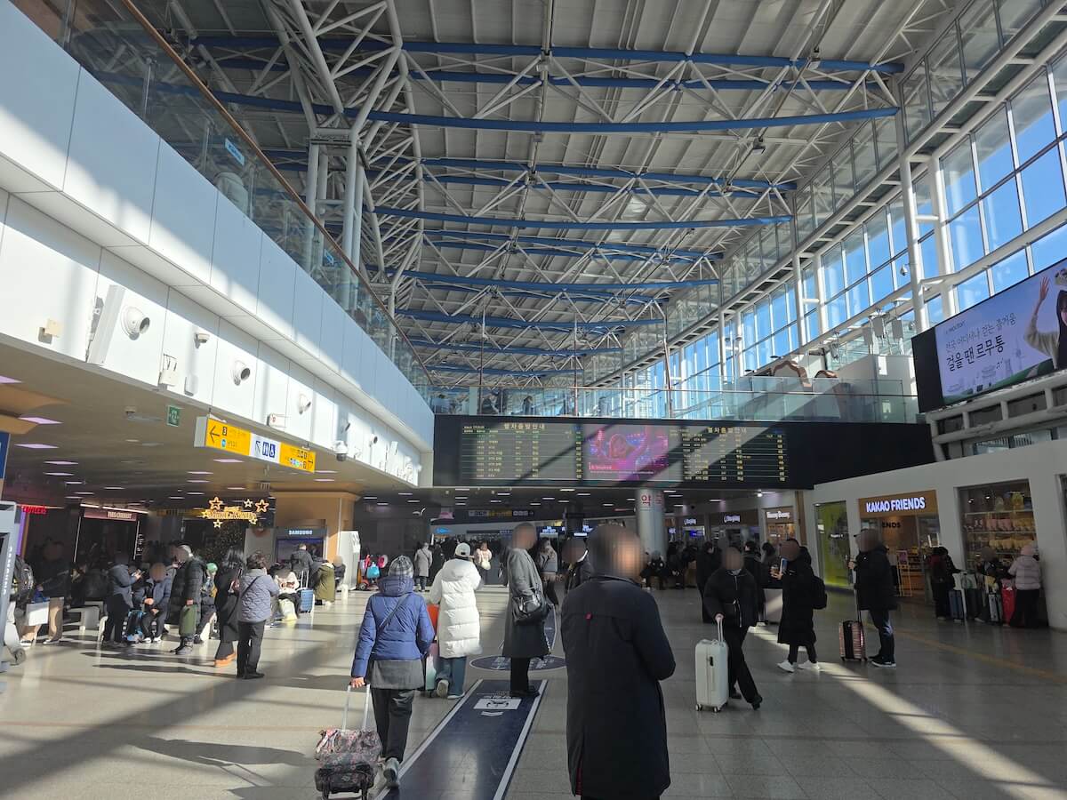 ソウル駅 KTX2階 筆者撮影(ふみろん)